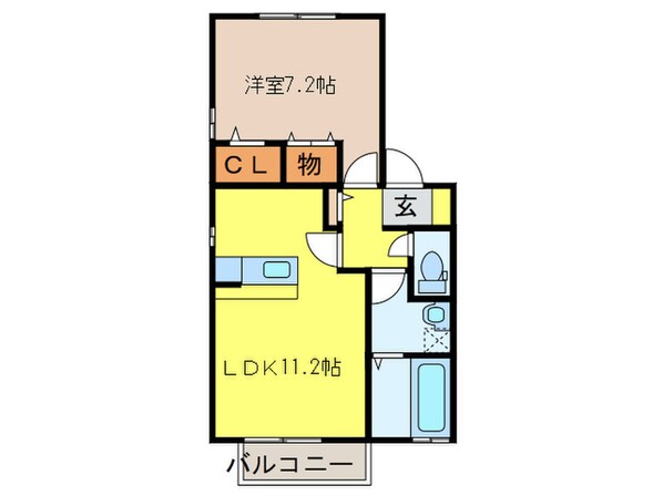 グリ－ンパ－ク大善寺Ⅲの物件間取画像